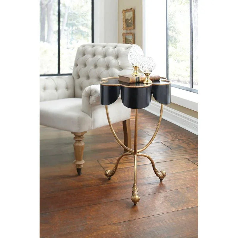 Seville Metal Black Accent Table - LOOMLAN - Chelsea House - Side Tables
