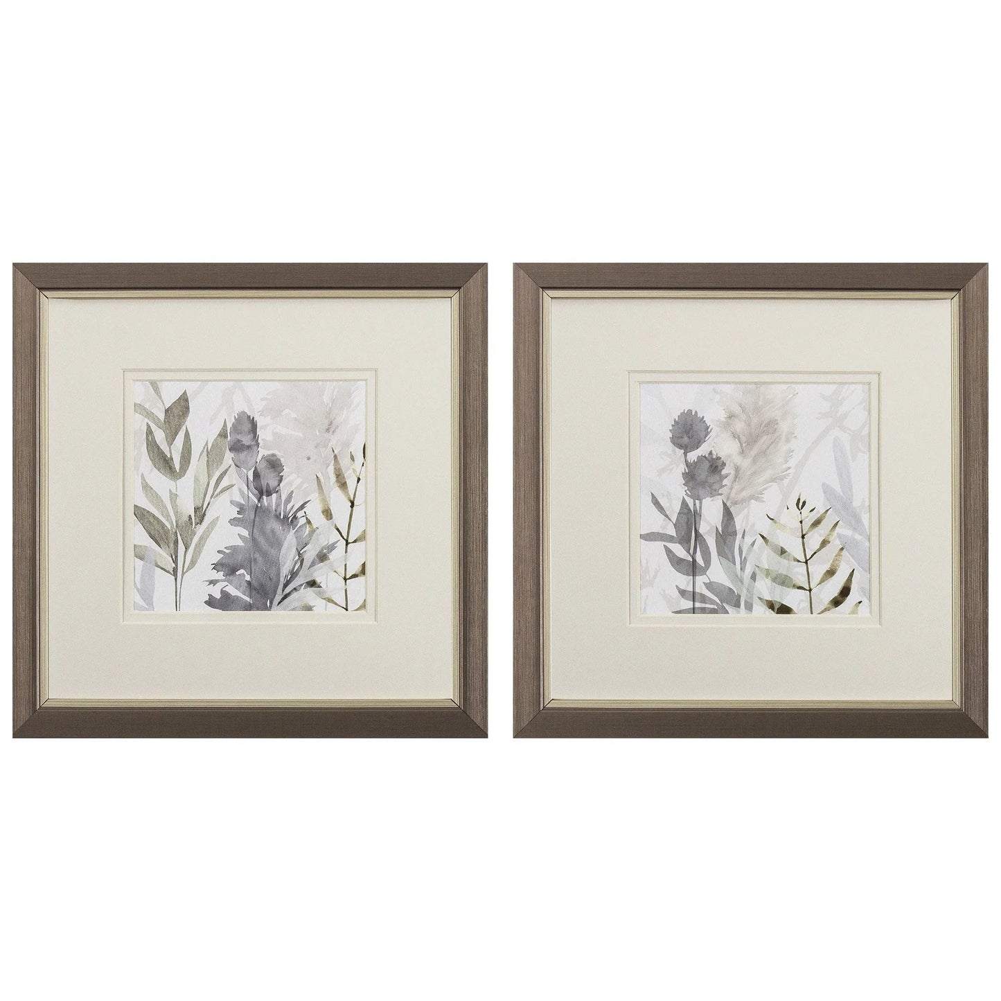 Shadow Woods Grey Framed Wall Art 2PC