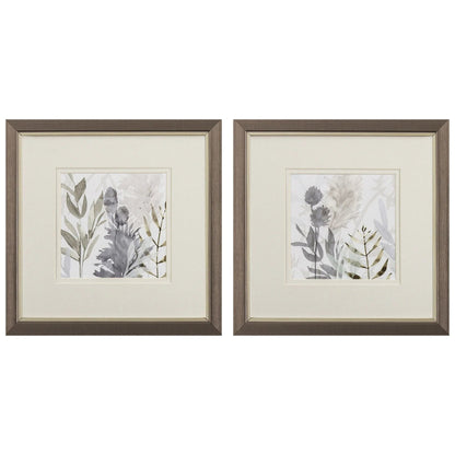 Shadow Woods Grey Framed Wall Art 2PC