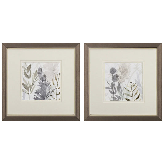 Shadow Woods Grey Framed Wall Art 2PC