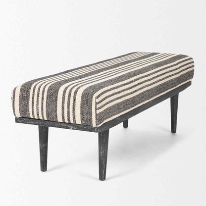 Shae Fabric Backless Bedroom Bench