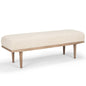 Shae Fabric Backless Bedroom Bench