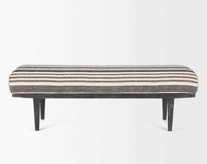 Shae Fabric Backless Bedroom Bench