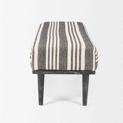 Shae Fabric Backless Bedroom Bench