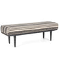 Shae Fabric Backless Bedroom Bench