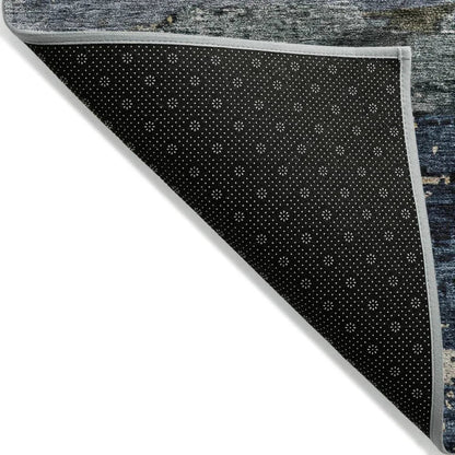 Shafira Blue Washable Indoor - Outdoor Rug - LOOMLAN - LOOMLAN Rugs - Outdoor Rugs