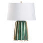 Shagreen Faux Leather Warp Table Lamp