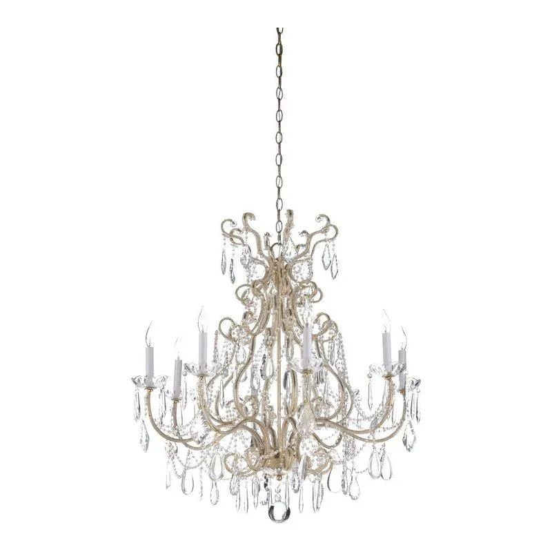 Shannon Crystal Accents Design Chandelier - LOOMLAN - Wildwood - Chandeliers