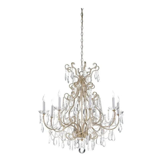 Shannon Crystal Accents Design Chandelier - LOOMLAN - Wildwood - Chandeliers