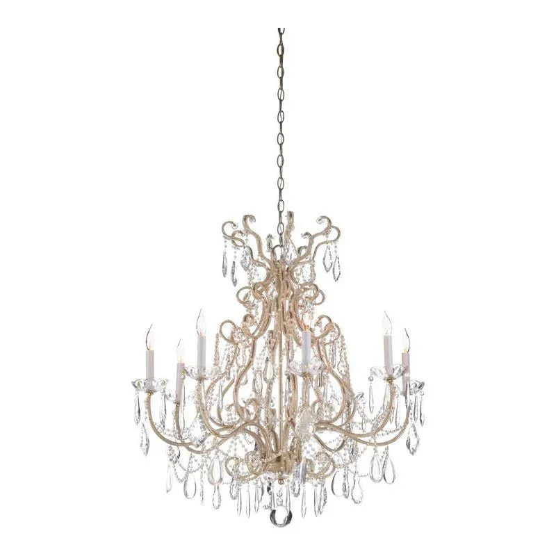 Shannon Crystal Accents Design Chandelier - LOOMLAN - Wildwood - Chandeliers