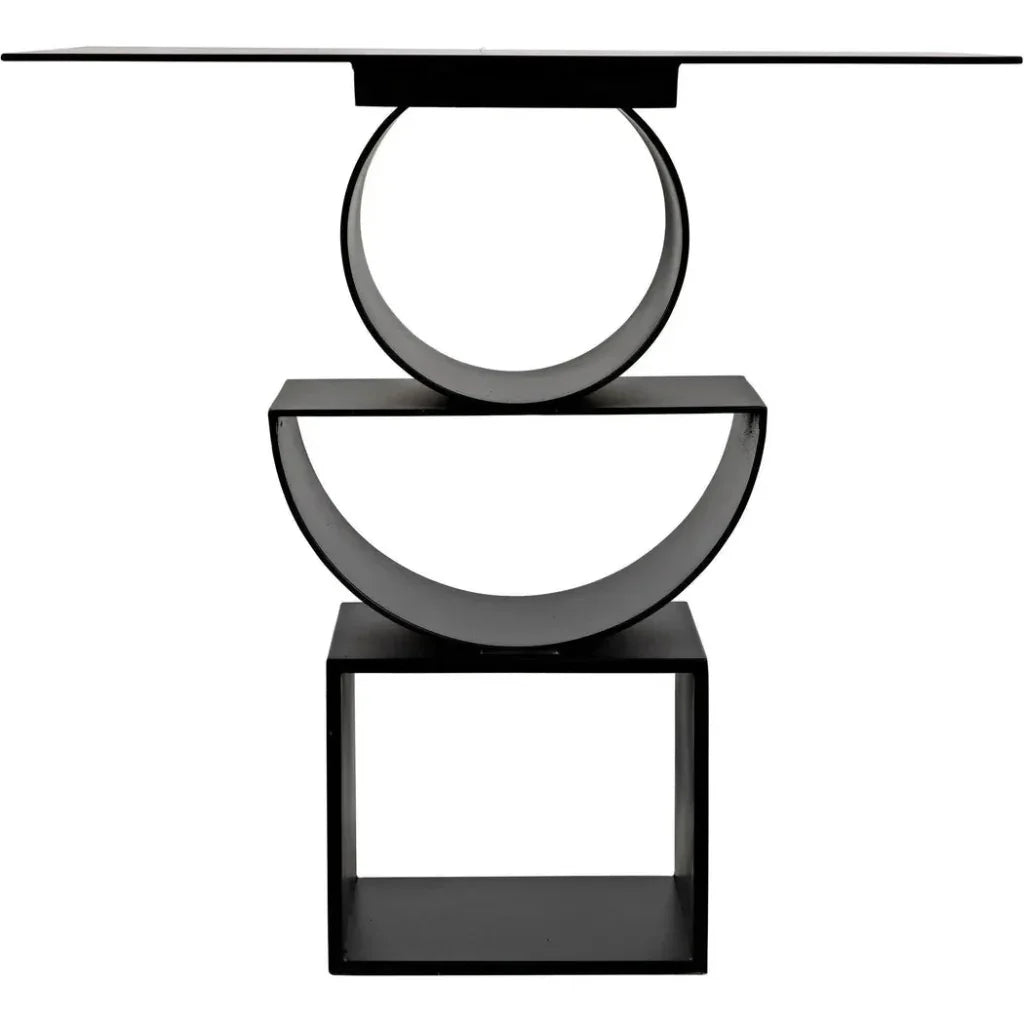 Shape Side Table, Black Steel - LOOMLAN - Noir - Side Tables