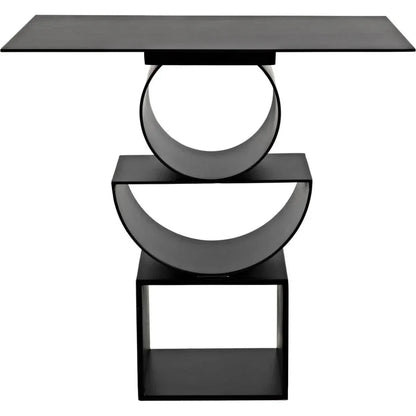 Shape Side Table, Black Steel - LOOMLAN - Noir - Side Tables
