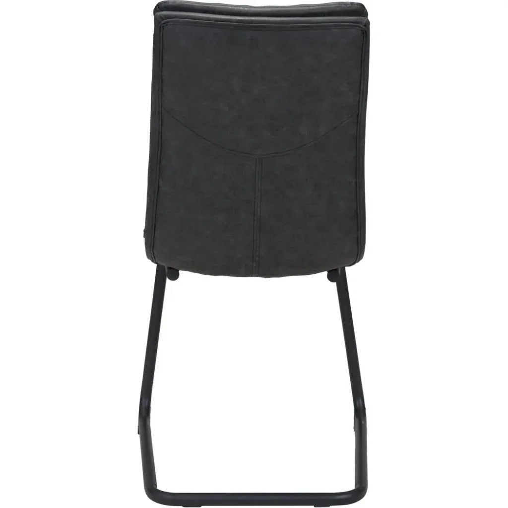 Sharon Leather Dining Chair 2PC - LOOMLAN - Zuo Modern - Dining Chairs