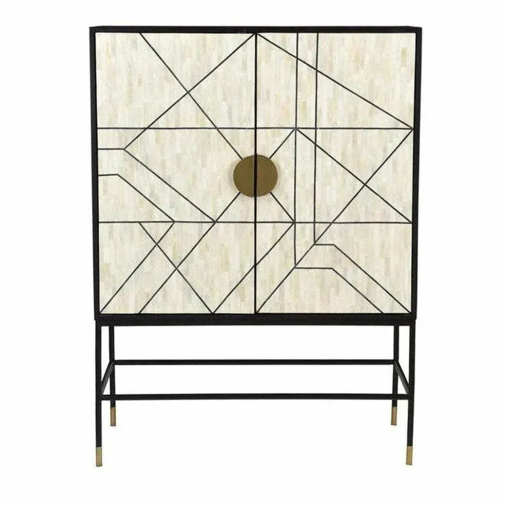 40 Inch Cabinet Multicolor Art Deco - LOOMLAN - Moe's Home - Accent Cabinets