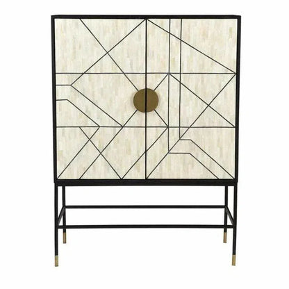 40 Inch Cabinet Multicolor Art Deco - LOOMLAN - Moe's Home - Accent Cabinets