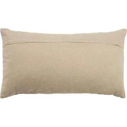 Shea Stripe Ivory Lumbar Pillow With Insert - LOOMLAN - LOOMLAN - Throw Pillows