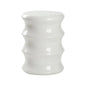 Shelbourne Ceramic Glazed Outdoor Garden Stool-Garden Stools-Chelsea House-White-LOOMLAN