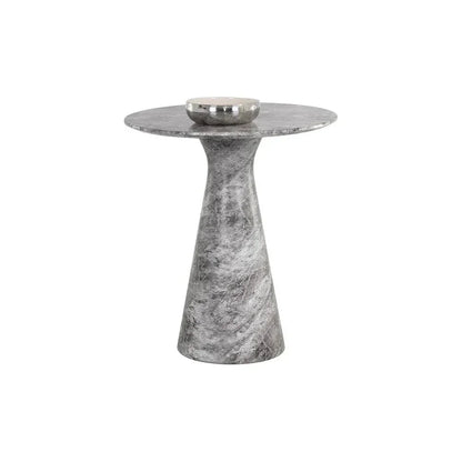 Shelburne Grey Marble Look Outdoor Counter Table-Outdoor Counter Tables-SUNPAN-LOOMLAN