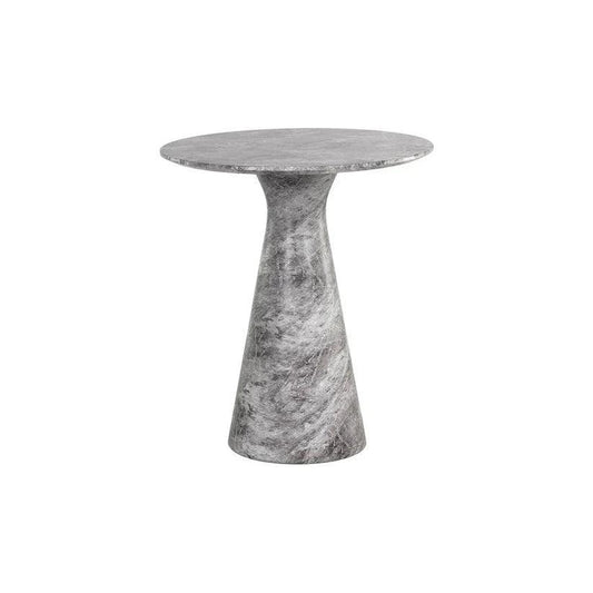 Shelburne Grey Marble Look Outdoor Counter Table-Outdoor Counter Tables-SUNPAN-LOOMLAN