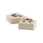 Shell Made White Box (Set of 2) - LOOMLAN - Chelsea House - Boxes & Bowls