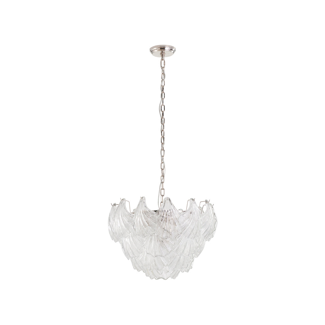 Shell Striking Glass Chandelier