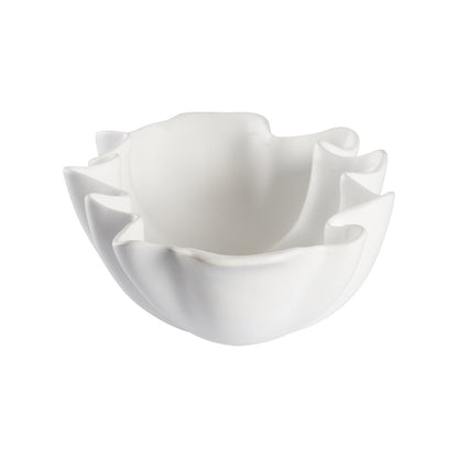 Shell White Ceramic Bowl