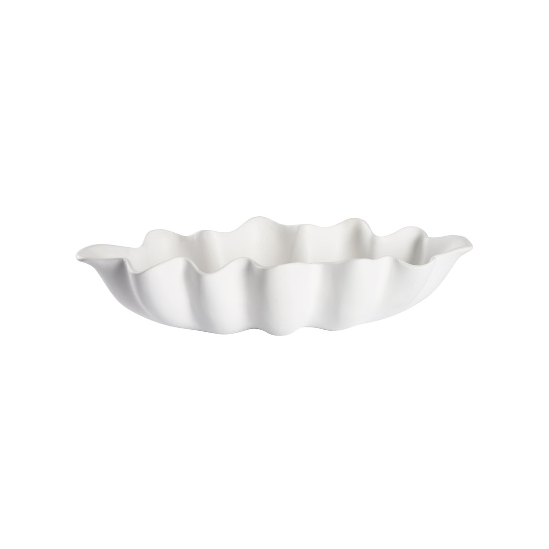 Shell White Ceramic Bowl