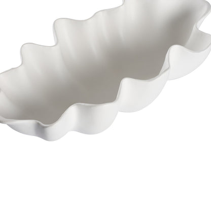 Shell White Ceramic Bowl