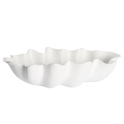 Shell White Ceramic Bowl