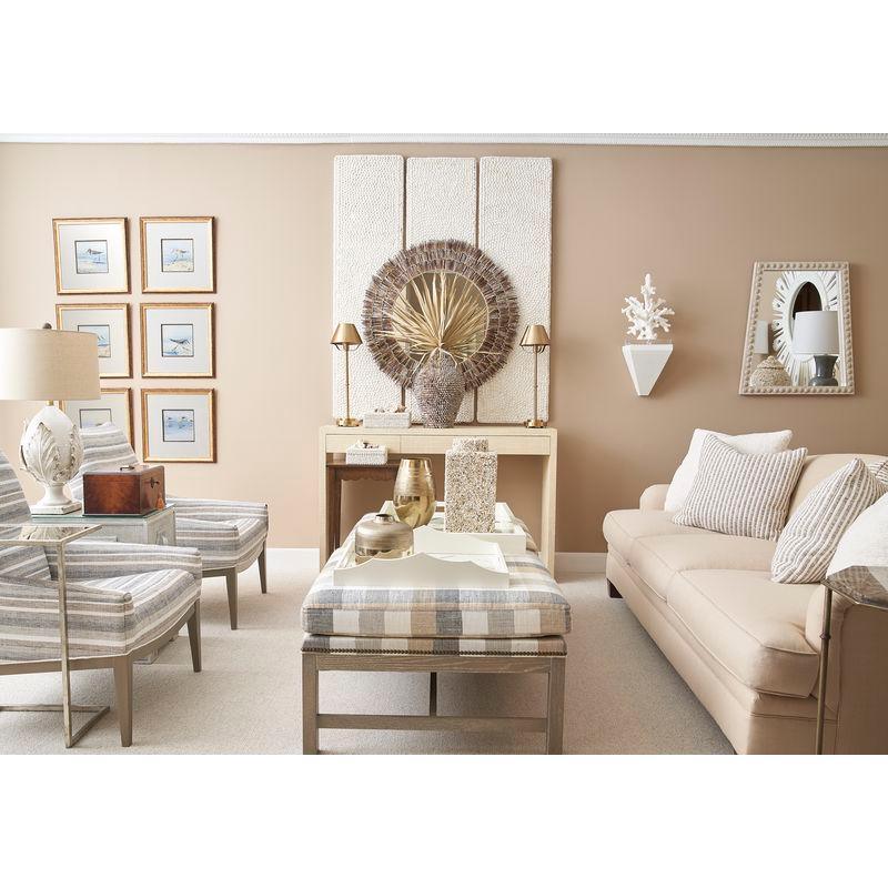 Shell Wooden White Panel (Set of 3)-Framed Wall Art-Chelsea House-LOOMLAN