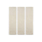 Shell Wooden White Panel (Set of 3)-Framed Wall Art-Chelsea House-LOOMLAN