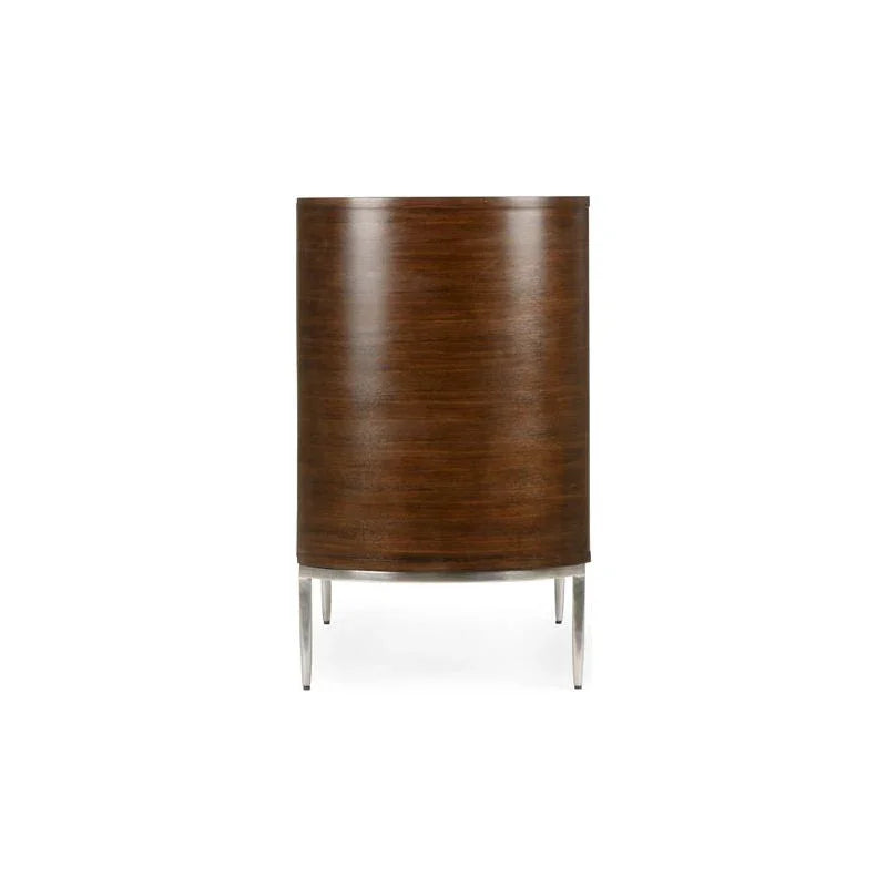 Shelldon Modern Design Wood Bar Cabinet-Home Bar Cabinets-Wildwood-LOOMLAN