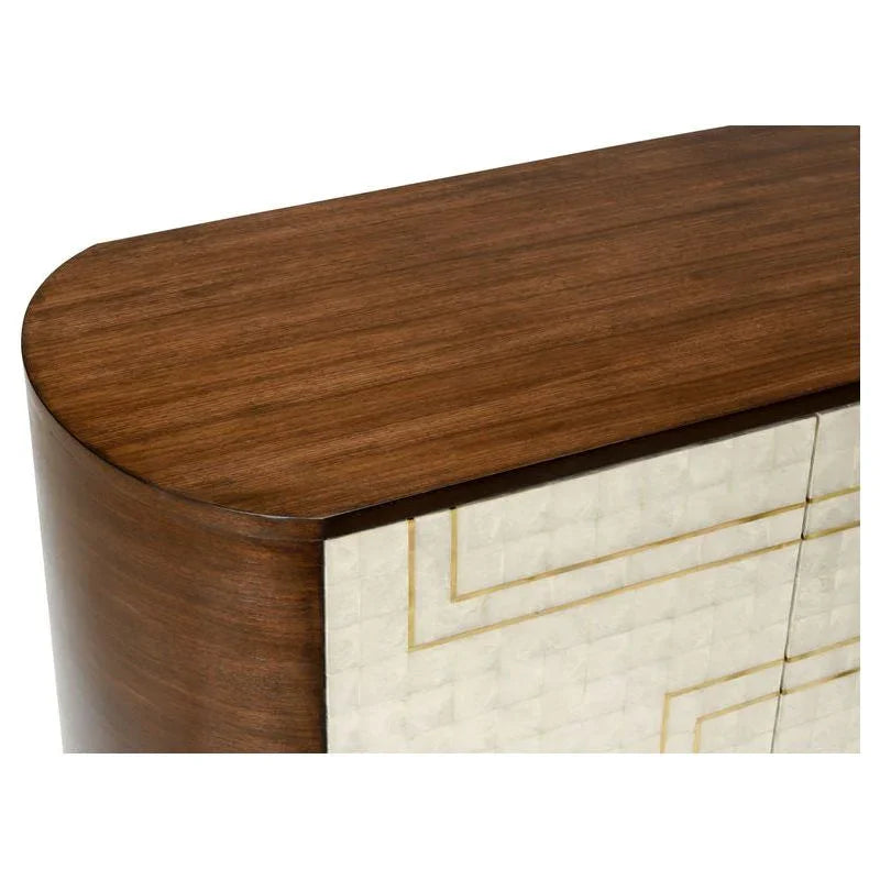 Shelldon Modern Design Wood Bar Cabinet-Home Bar Cabinets-Wildwood-LOOMLAN