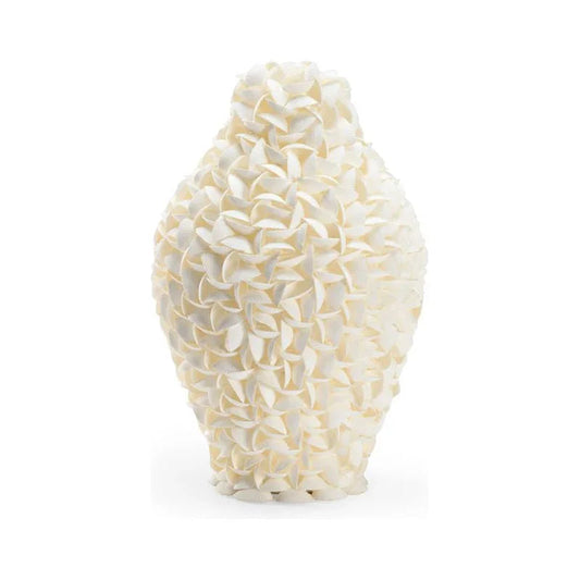 Shelled Arca Shells Design Urn Sculpture - LOOMLAN - Chelsea House - Statues & Sculptures