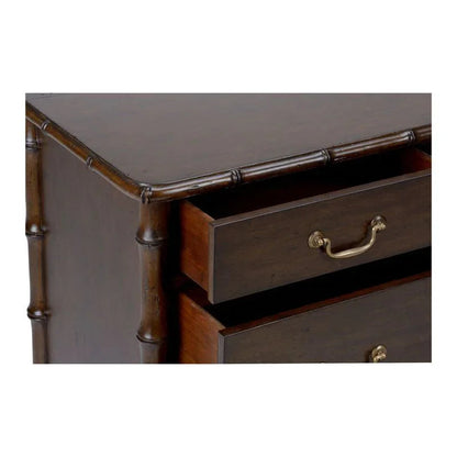 Sheraton Four Drawer Bamboo Chest - LOOMLAN - Chelsea House - Chests
