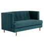 Sheridan Fabric 2 Seater Sofa - LOOMLAN - SUNPAN - Sofas & Loveseats