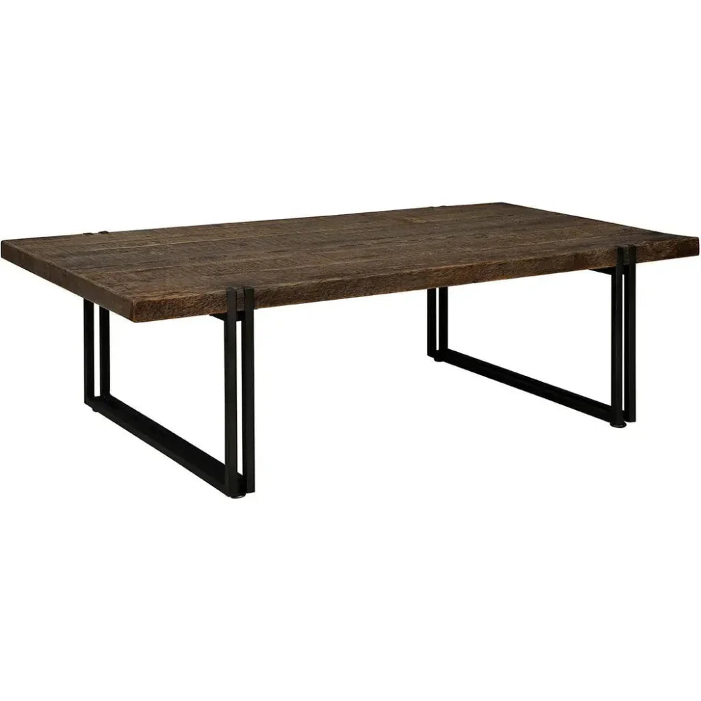 Sherwood Wooden Rectangular Coffee Table - LOOMLAN - Furniture Classics - Coffee Tables