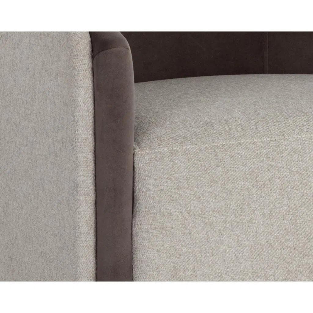 Sheva Fabric Armchair - LOOMLAN - SUNPAN - Club Chairs