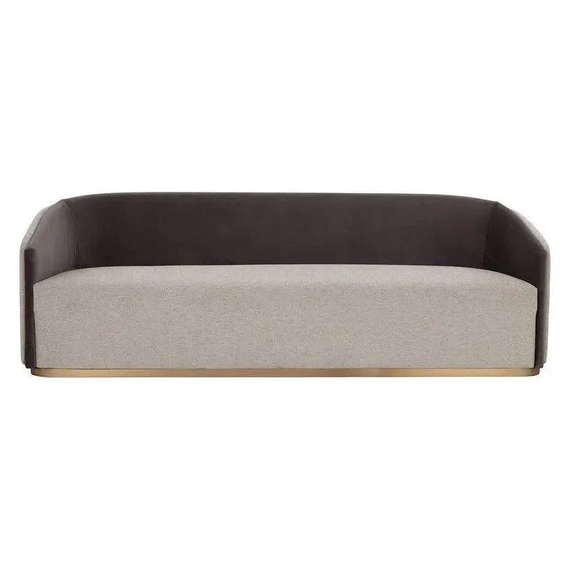 Sheva Sofa - Modern Comfort With Gold Base - LOOMLAN - SUNPAN - Sofas & Loveseats