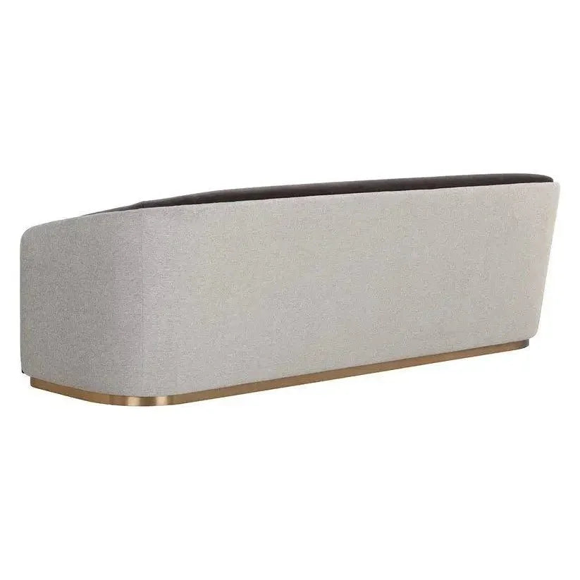 Sheva Sofa - Modern Comfort With Gold Base - LOOMLAN - SUNPAN - Sofas & Loveseats