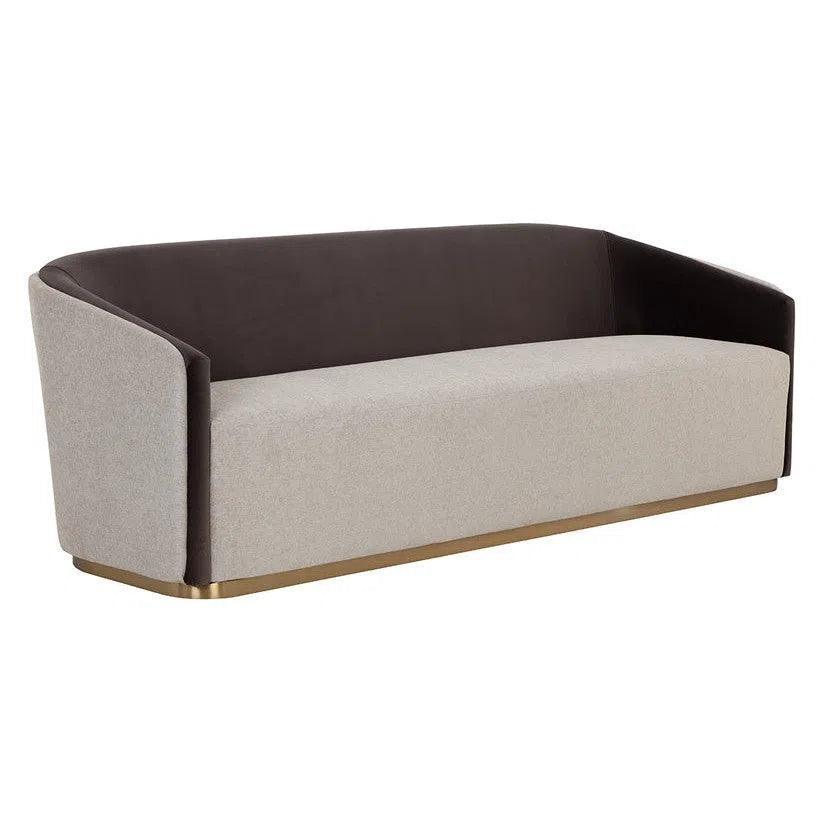 Sheva Sofa - Modern Comfort With Gold Base - LOOMLAN - SUNPAN - Sofas & Loveseats