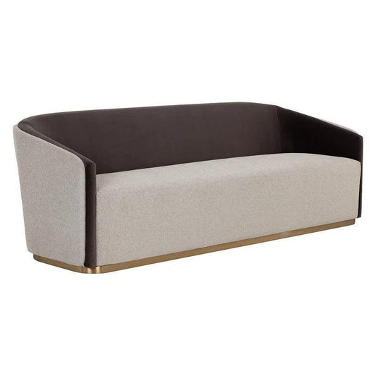 Sheva Sofa - Modern Comfort With Gold Base - LOOMLAN - SUNPAN - Sofas & Loveseats