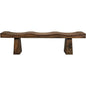 Shibumi Scooped Wooden Dining Bench