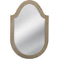 Shielded Polyurethane & MDF Brown Wall Mirror - LOOMLAN - Bassett Mirror - Wall Mirrors
