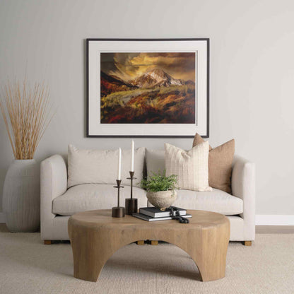 Shima Arched Legs Oval Coffee Table