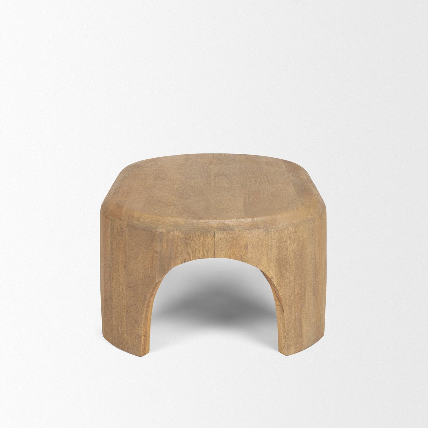 Shima Arched Legs Oval Coffee Table