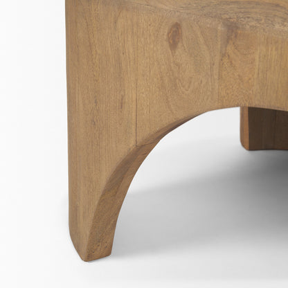 Shima Arched Legs Oval Coffee Table