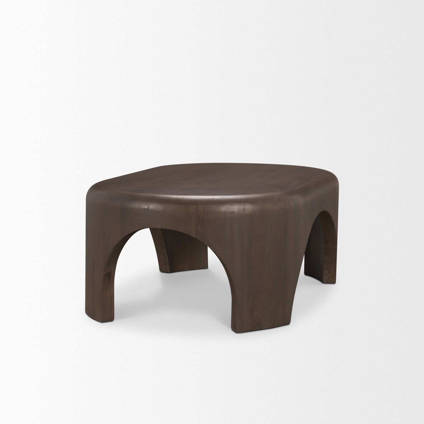 Shima Arched Legs Oval Coffee Table