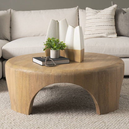 Shima Arched Legs Round Coffee Table