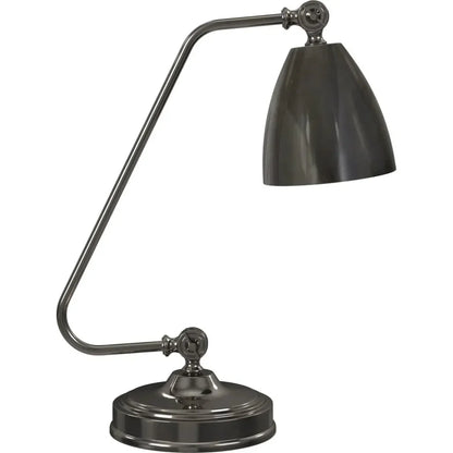 Shine Iron and Aluminum Black Desk Lamp - LOOMLAN - Bassett Mirror - Table Lamps
